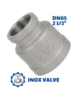 Côn thu inox ren DN65