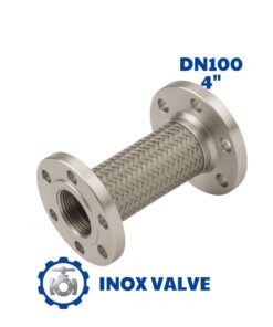 Khớp nối mềm inox mặt bích DN100