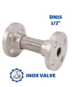 Khớp nối mềm inox mặt bích DN15