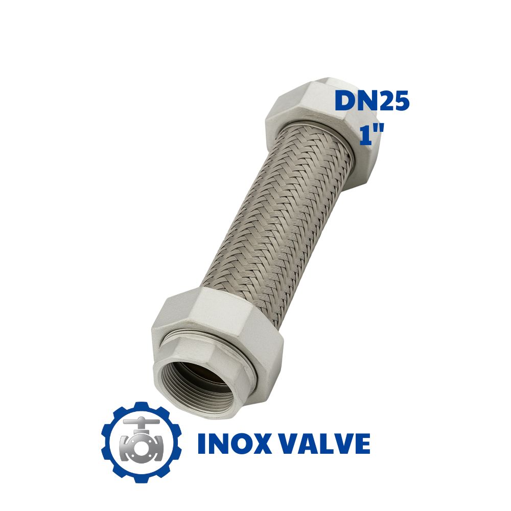Khớp nối mềm inox ren DN25
