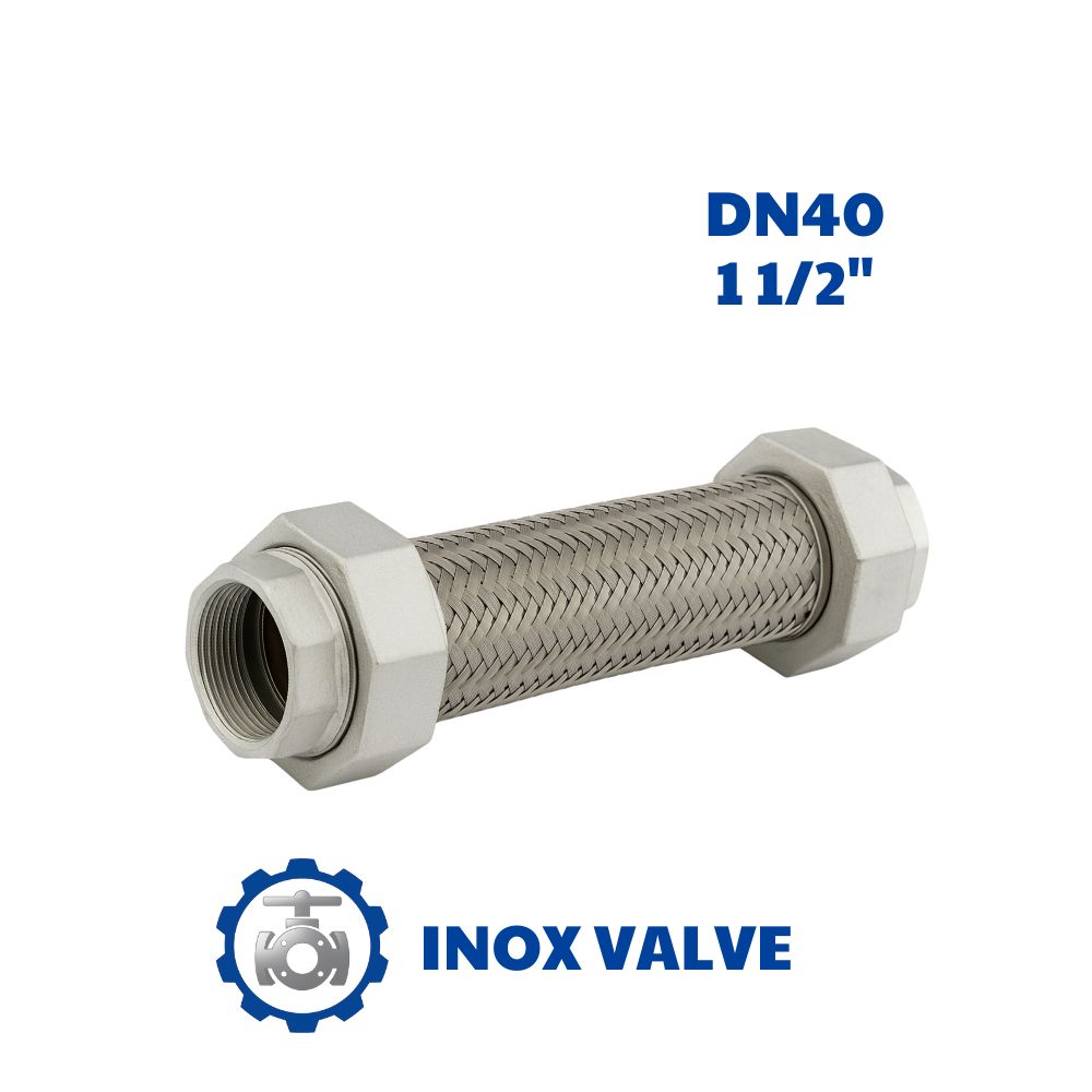 Khớp nối mềm inox ren DN40