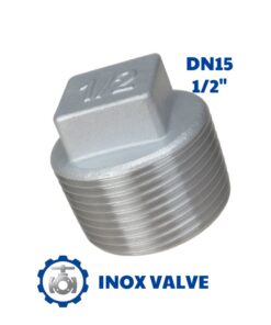 Nút bịt inox ren DN15