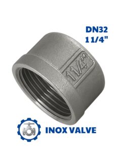 Nút bịt inox ren DN32
