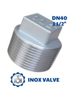 Nút bịt inox ren DN40