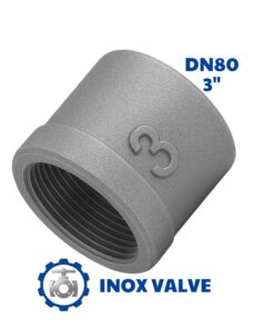 Nút bịt inox ren DN80