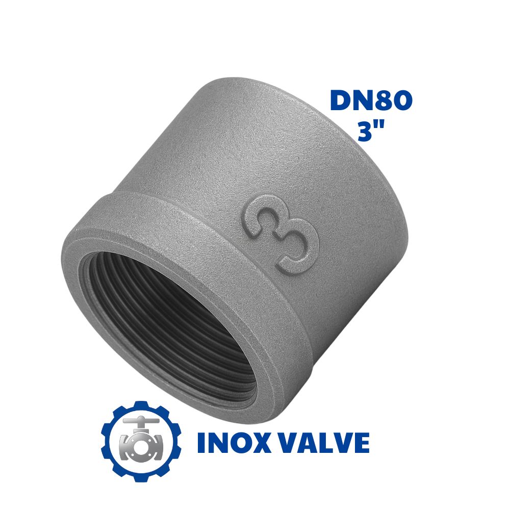 Nút bịt inox ren DN80