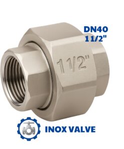Rắc co inox ren DN40