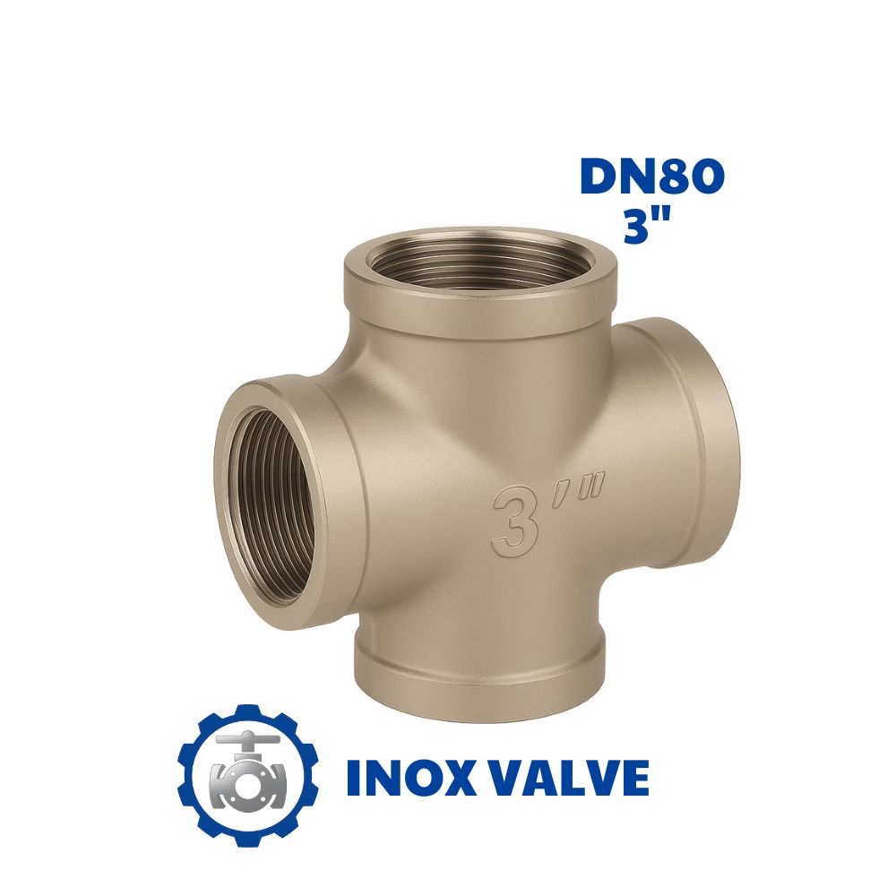 Thập inox ren DN80