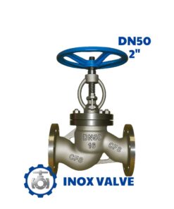 Van cầu inox mặt bích DN50