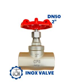 Van cầu inox ren DN50