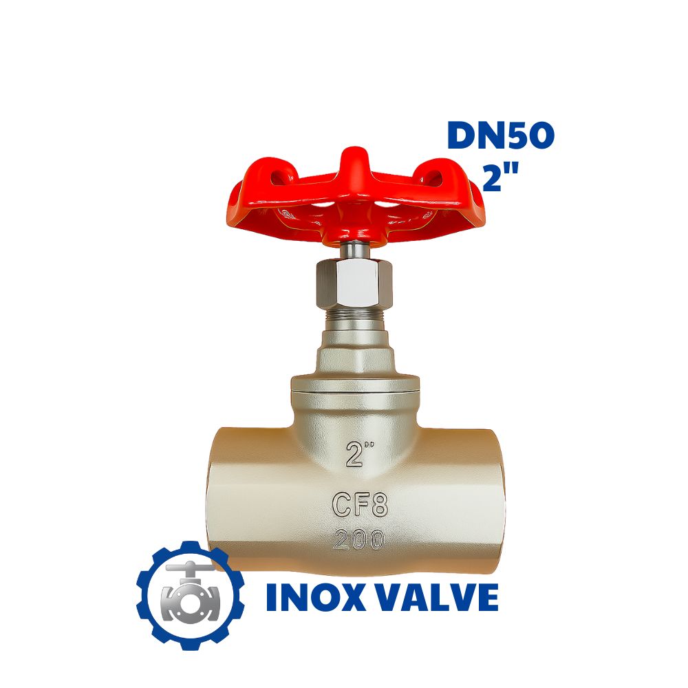 Van cầu inox ren DN50