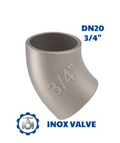Chếch hàn inox DN20