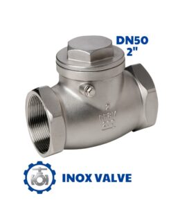 Van 1 chiều lá lật inox DN50