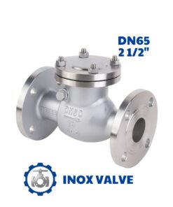 Van 1 chiều lá lật inox DN65