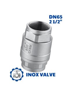 Van 1 chiều lò xo inox DN65