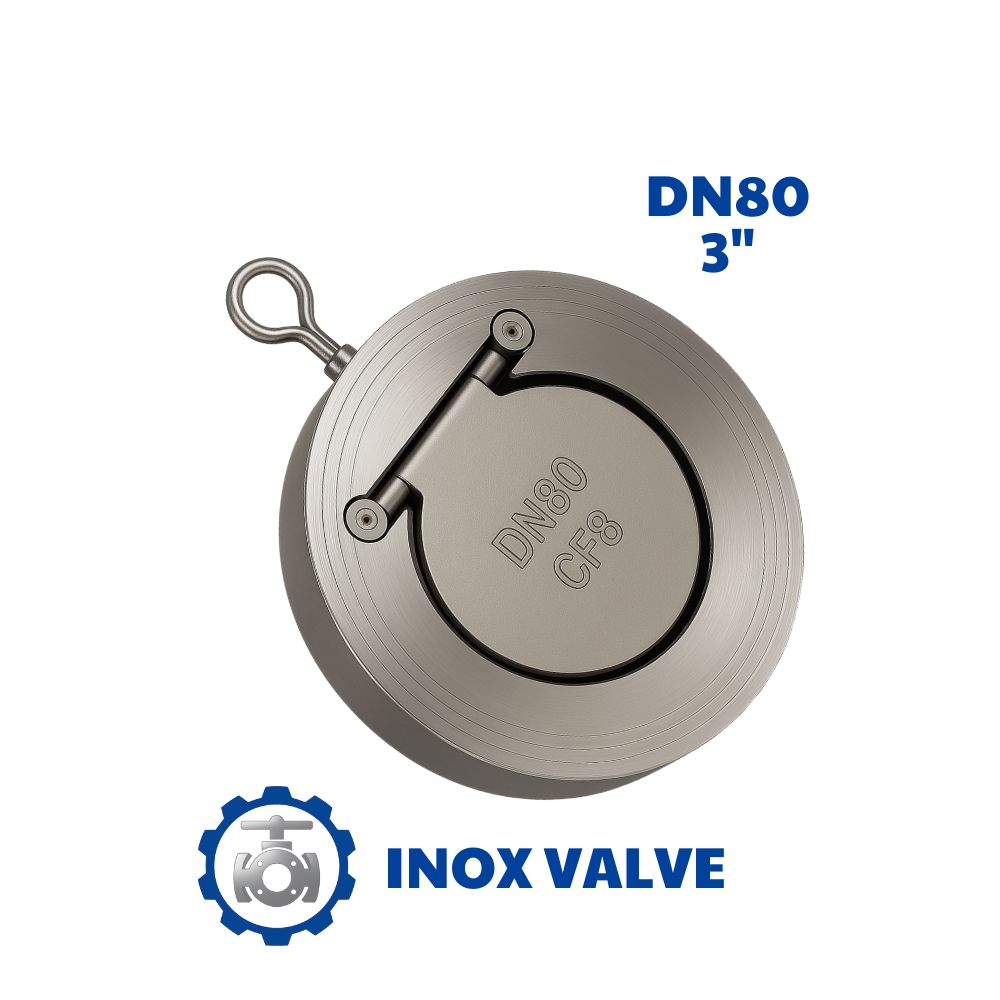 Van 1 chiều treo inox DN80