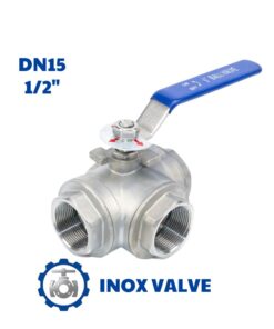 Van bi 3 ngã inox DN15