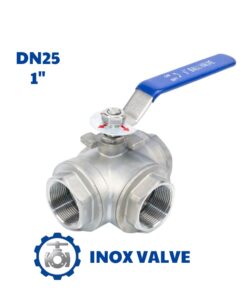 Van bi 3 ngã inox DN25
