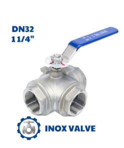 Van bi 3 ngã inox DN32
