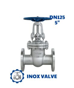 Van cổng inox mặt bích DN125