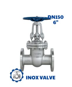 Van cổng inox mặt bích DN150
