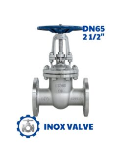 Van cổng inox mặt bích DN65