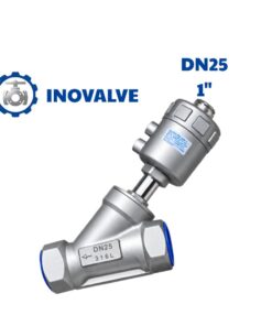 Van xiên y khí nén inox DN25